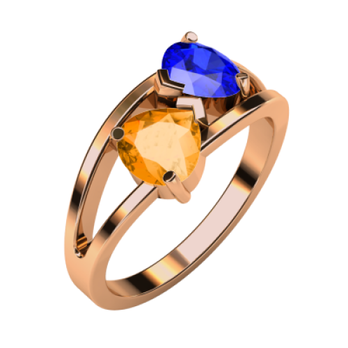 Colored Stone Ring 200-00404 14KW - Score's Jewelers | Score's Jewelers |  Anderson, SC